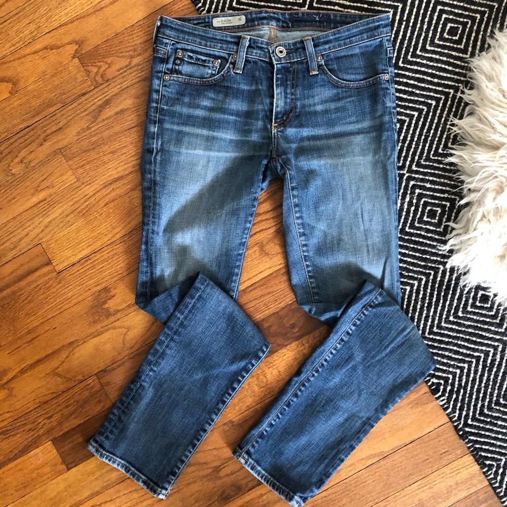 AG Stevie Slim Straight Jeans. Size 26R